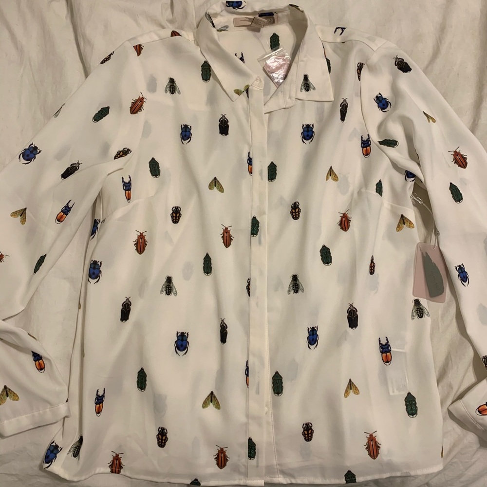printed FOREVER21 blouse